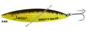 Grizzly Salar Gr. L 150mm schwarz / fluogelb Tiger