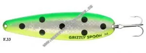 Grizzly Spoon Gr. L 140mm grün / gelb Pop