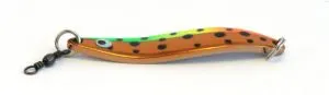 Lawson BFO Blinker 85mm 28g gr&uuml;n /gelb / orange /kupfer