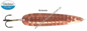 Gladsax ISMO Magnum 150mm Watermelon Reflex mit Punkten auf Kupfer Platte