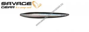 Savage Gear 3D Line Thru Sandeel 85 mm 11 g Black Silver