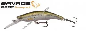 Savage Gear 3D Minnow Diver 75 mm 9 g Ghost Silver