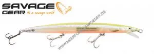Savage Gear Sandeel Jerk Minnow 145 mm 14 g Lemon Back