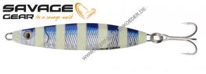 Savage Gear Psycho Sprat 80mm 45g Blue Glow Zebra
