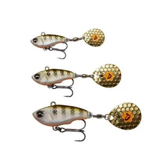 Savage Gear Fat Tail Spin Jig-Spinner 65mm 16g White Silver