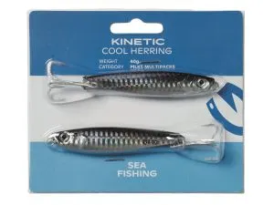 Kinetic Minipilker Cool Herring 2er Pack 75mm 25g Black / Silver Holo