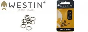 Westin Sprengringe 5mm 8kg Black Nickel