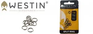 Westin Sprengringe 7mm 15kg Black Nickel
