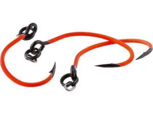 OG-Lures Rigged Seatrout Single Hook Einzelhaken Gr.1/0 Inhalt:5 Stück UV Orange
