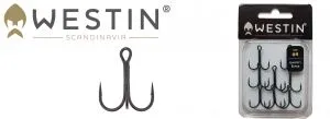 Westin Treble Hook Drillinge Gr. 4 Schwarz ; 8 Stück