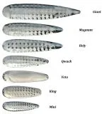 Gladsax ISMO Magnum 150mm silber blank