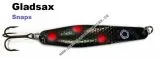 Gladsax Snaps Blinker - 25g - Schwarz mit Pinken Punkten