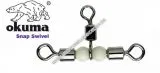 Okuma Rolling Pearl Swivel ( Kreuzwirbel / Dreiwegwirbel ) Size 12