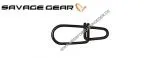 Savage Gear Crosslock EggSnap Größe M Super starker Einhänger aus Carbonstahl