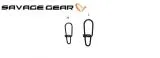 Savage Gear Crosslock EggSnap Größe M Super starker Einhänger aus Carbonstahl