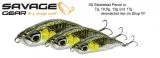Savage Gear 3D Sticklebait Pencil 75mm 13g Black Silver