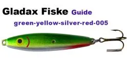 Guide Wobbler - 20g - green - yellow - silver - red
