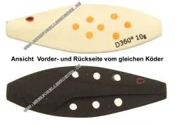 Kinetic / Westin D360° Inline 40mm 6g Night and Day , Schwarz / Weiss