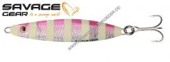 Savage Gear Psycho Sprat 87mm 60g Pink Glow Zebra