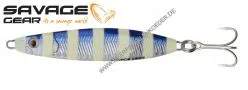 Savage Gear Psycho Sprat 88mm 60g Blue Glow Zebra