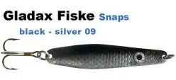 Gladsax Snaps Blinker - 15g - Schwarz / Silber