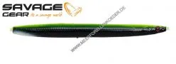 Savage Gear 3D SOFT Line Thru Sandeel 125 mm 20 g Black Yellow
