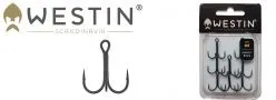 Westin Treble Hook Drillinge Gr. 4 Schwarz ; 8 Stück
