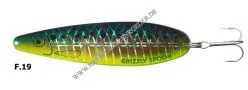 Grizzly Spoon Gr. L 140mm blaugr&uuml;n / gold / fluogelb Mossa